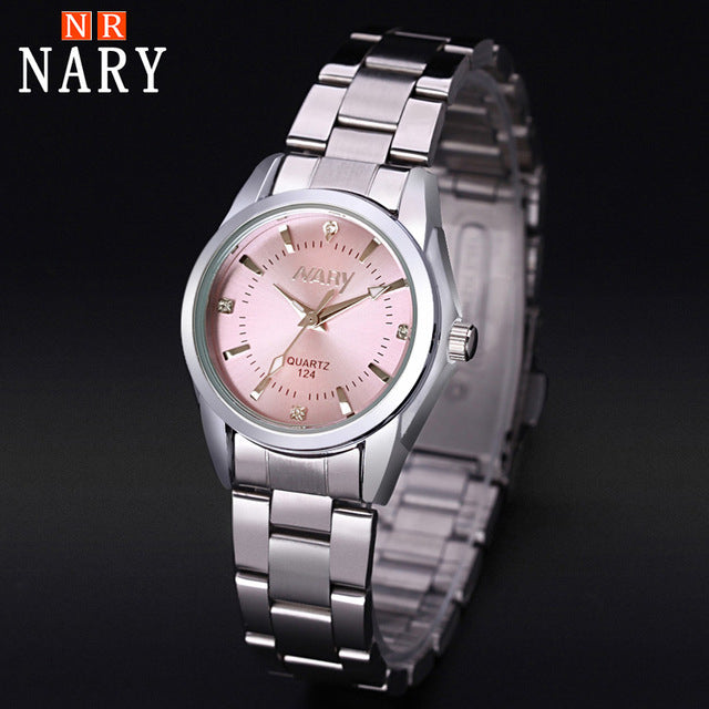 NARY New Fashion watch women's Rhinestone quartz watch relogio feminino the women wrist watch dress fashion watch reloj mujer