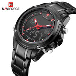 NAVIFORCE Luxury Brand Men Sports Army Military Watches Men's Quartz Analog LED Clock Male Waterproof Watch relogio masculino