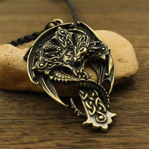 1pcs Fashion celt dragon pendant men cross necklace, dragon necklace, wing necklace, guardian cross, religious  cross jewelry