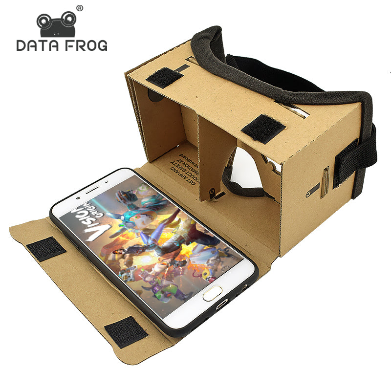 Virtual Reality Glasses Google Cardboard Glasses 3D Glasses VR Box Movies for iPhone 5 6 7 SmartPhones VR Headset For Xiaomi