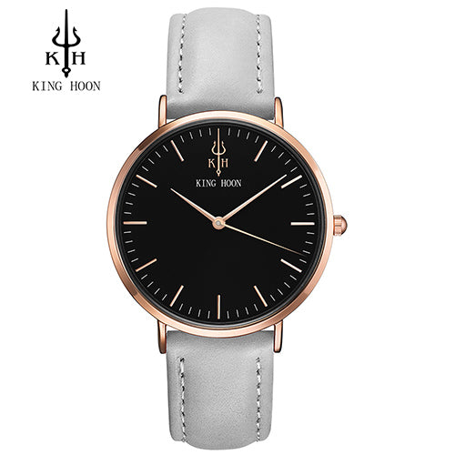 KING HOON Luxury Steel Mesh Women Watch Ladies Ultra Thin Stainless Steel Band Quartz Wristwatch Fashion Female Clock Relogio