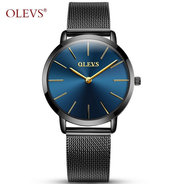 Genuine watch OLEVS Brand Luxury Women Watches Waterproof Business Rose Gold Stainless Steel Ladies Quartz Calendar Wrist watch