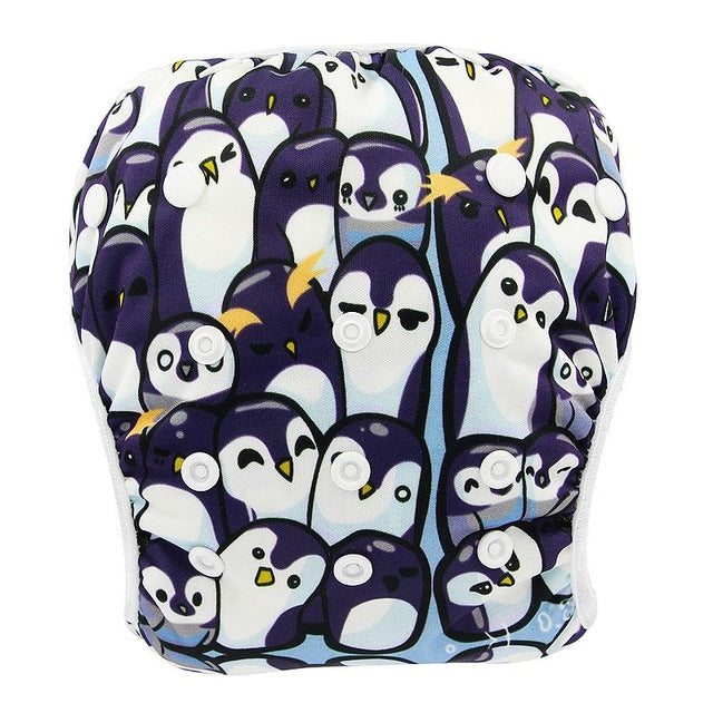 Baby Swim Diaper Waterproof Adjustable Cloth Diapers Pool Pant Ohbabyka Swimming Diaper Cover Reusable Washable Baby Nappies