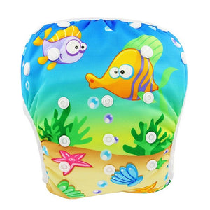 Baby Swim Diaper Waterproof Adjustable Cloth Diapers Pool Pant Ohbabyka Swimming Diaper Cover Reusable Washable Baby Nappies