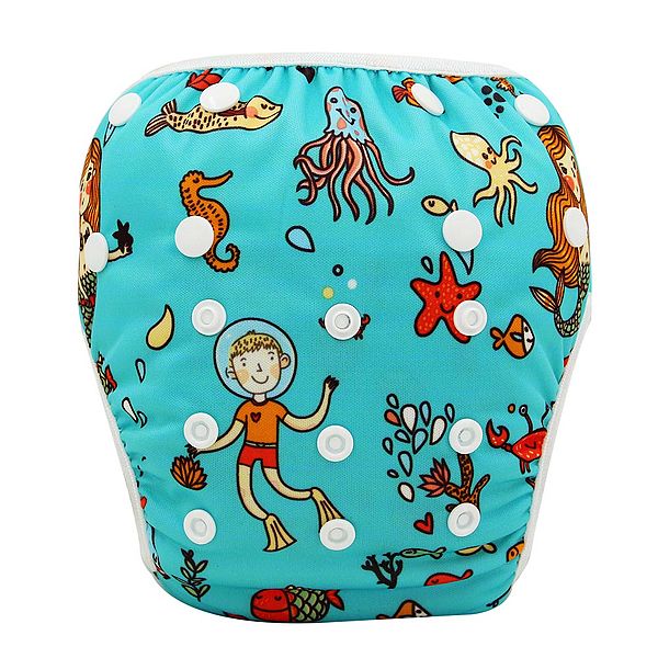 Baby Swim Diaper Waterproof Adjustable Cloth Diapers Pool Pant Ohbabyka Swimming Diaper Cover Reusable Washable Baby Nappies