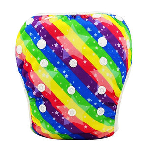 Baby Swim Diaper Waterproof Adjustable Cloth Diapers Pool Pant Ohbabyka Swimming Diaper Cover Reusable Washable Baby Nappies