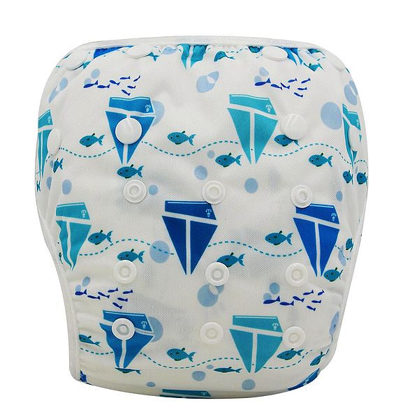 Baby Swim Diaper Waterproof Adjustable Cloth Diapers Pool Pant Ohbabyka Swimming Diaper Cover Reusable Washable Baby Nappies