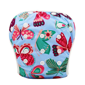 Baby Swim Diaper Waterproof Adjustable Cloth Diapers Pool Pant Ohbabyka Swimming Diaper Cover Reusable Washable Baby Nappies