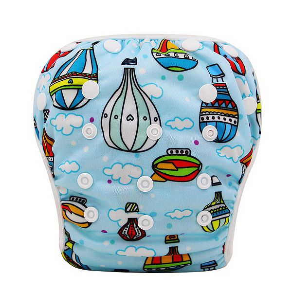 Baby Swim Diaper Waterproof Adjustable Cloth Diapers Pool Pant Ohbabyka Swimming Diaper Cover Reusable Washable Baby Nappies