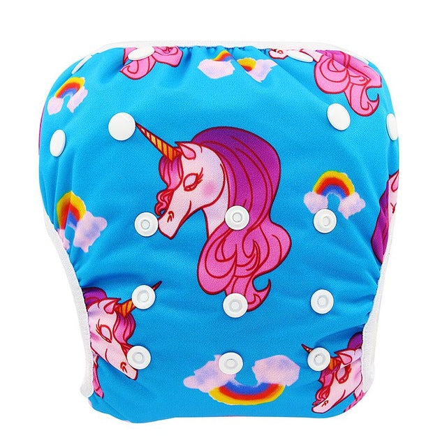 Baby Swim Diaper Waterproof Adjustable Cloth Diapers Pool Pant Ohbabyka Swimming Diaper Cover Reusable Washable Baby Nappies