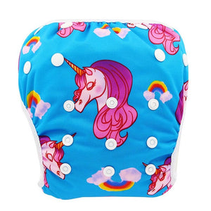 Baby Swim Diaper Waterproof Adjustable Cloth Diapers Pool Pant Ohbabyka Swimming Diaper Cover Reusable Washable Baby Nappies