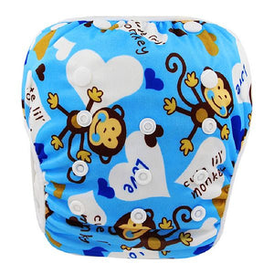 Baby Swim Diaper Waterproof Adjustable Cloth Diapers Pool Pant Ohbabyka Swimming Diaper Cover Reusable Washable Baby Nappies