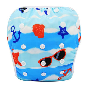 Baby Swim Diaper Waterproof Adjustable Cloth Diapers Pool Pant Ohbabyka Swimming Diaper Cover Reusable Washable Baby Nappies