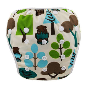 Baby Swim Diaper Waterproof Adjustable Cloth Diapers Pool Pant Ohbabyka Swimming Diaper Cover Reusable Washable Baby Nappies