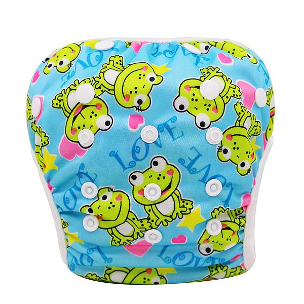 Baby Swim Diaper Waterproof Adjustable Cloth Diapers Pool Pant Ohbabyka Swimming Diaper Cover Reusable Washable Baby Nappies