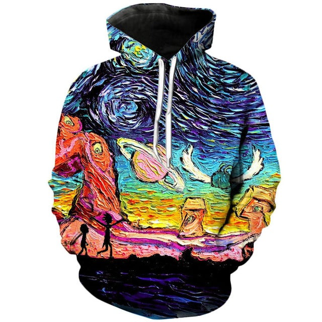Rick And Morty Hoodies 3D Unisex Sweatshirt Men Brand Hoodie Comic Casual Tracksuit Fashion Hooded Pullover Drop Ship Streetwear