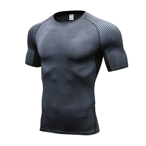 Yd New Quick Dry Tank Man's T-Shirt Gym Fitness Tights Top Soccer Jerseys Running T Shirt Demix Men'S Sportswear  Rashgard Male