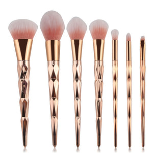 Pro Colorful Soft Makeup Brushes Set Foundation Powder Blush Eye Shadow Coutour Blending Make Up Brush Beauty Cosmetic Tool Kit