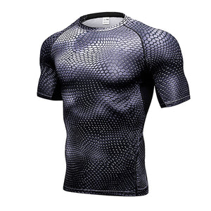 Yd New Quick Dry Tank Man's T-Shirt Gym Fitness Tights Top Soccer Jerseys Running T Shirt Demix Men'S Sportswear  Rashgard Male