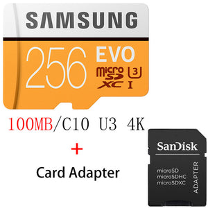 SAMSUNG Micro SD Card 128GB 64gb 32gb 256gb 100Mb/s Microsd Memory Card Flash TF Card for Phone with Mini Class10 free shipping