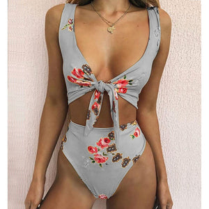 High Waist Swimsuit 2018 New Sexy Print Bikinis Women Swimwear Push Up Bathing Suit Swim Summer Beach Wear Brazilian Bikini Set