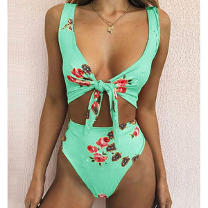 High Waist Swimsuit 2018 New Sexy Print Bikinis Women Swimwear Push Up Bathing Suit Swim Summer Beach Wear Brazilian Bikini Set