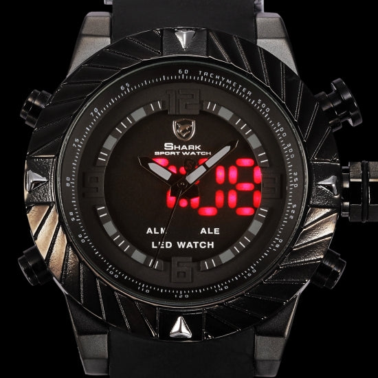 Luxury Goblin Shark Sport Watch Mens Outdoor Fashion Digital LED Multifunction Waterproof Wrist Watches Relogio Masculino /SH168
