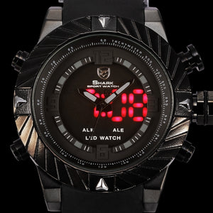 Luxury Goblin Shark Sport Watch Mens Outdoor Fashion Digital LED Multifunction Waterproof Wrist Watches Relogio Masculino /SH168