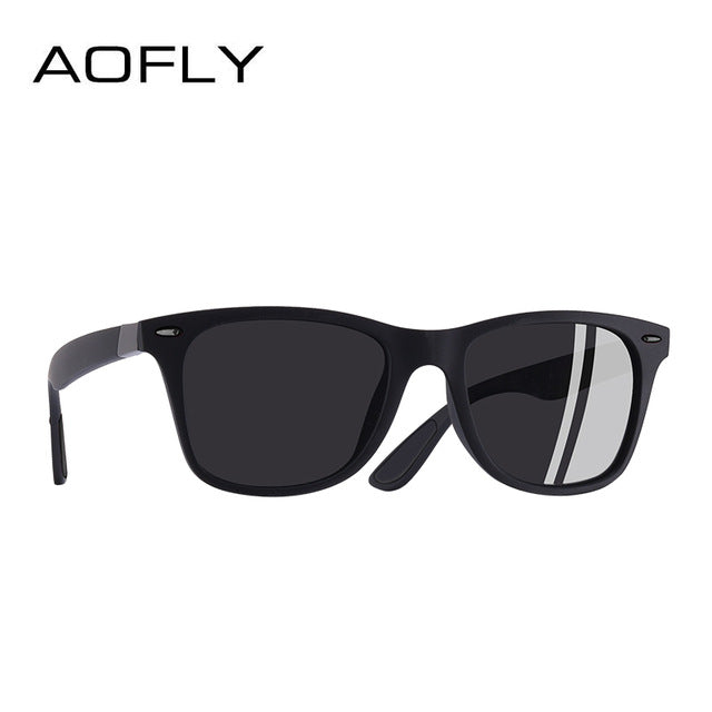 AOFLY BRAND DESIGN New 2018 Classic Polarized Sunglasses Men Driving TR90 Frame Sun Glasses Male Goggles UV400 Gafas AF8083