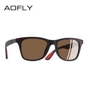 AOFLY BRAND DESIGN New 2018 Classic Polarized Sunglasses Men Driving TR90 Frame Sun Glasses Male Goggles UV400 Gafas AF8083