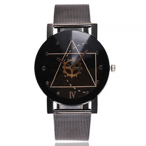 vansvar Casual Quartz Stainless Steel Band Marble Strap Watch Analog Wrist Watch