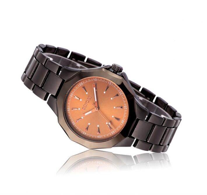 SINOBI fashion all-steel luxury waterproof men's watches