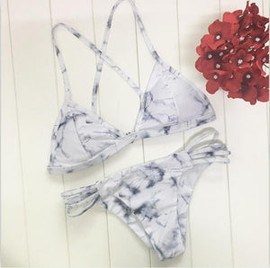 Swimwear Women Sexy Micro Bikinis Set Leaf Triangle Bathing Suit Brazilian Bikini Thong Swimsuit Maillot De Bain Femme 2018