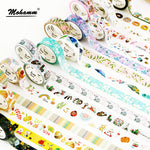 15mm X 7m Cute Lotkawaii Flower food animals  Decorative Washi Tape DIY Scrapbooking Masking Tape School Office Supply