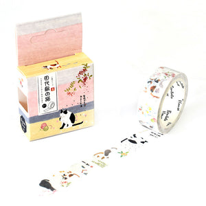 15mm X 7m Cute Lotkawaii Flower food animals  Decorative Washi Tape DIY Scrapbooking Masking Tape School Office Supply