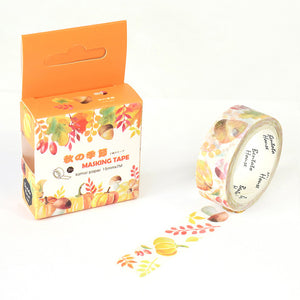 15mm X 7m Cute Lotkawaii Flower food animals  Decorative Washi Tape DIY Scrapbooking Masking Tape School Office Supply