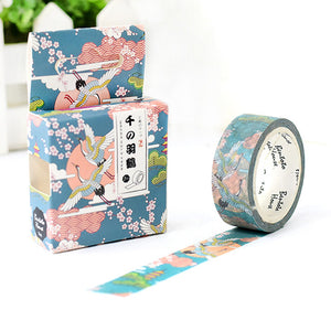 15mm X 7m Cute Lotkawaii Flower food animals  Decorative Washi Tape DIY Scrapbooking Masking Tape School Office Supply