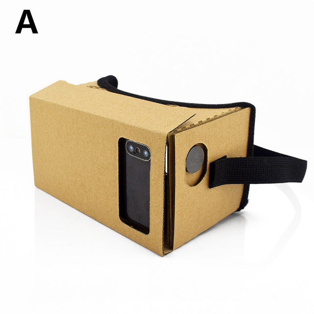 Virtual Reality Glasses Google Cardboard Glasses 3D Glasses VR Box Movies for iPhone 5 6 7 SmartPhones VR Headset For Xiaomi