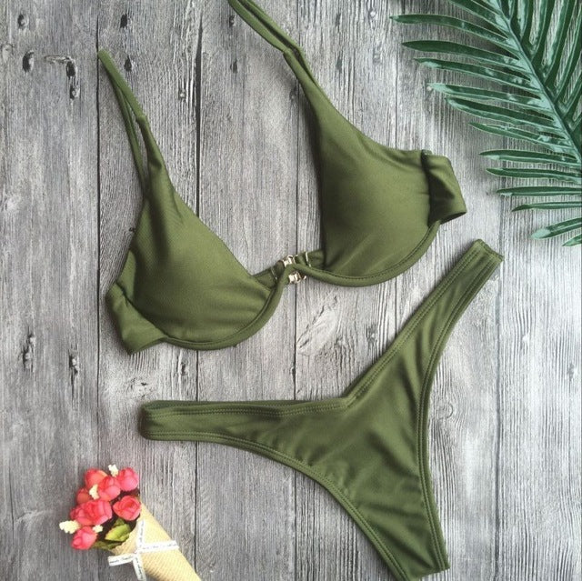 New bandage beach strapless swimwear bikinis 2018 women swimsuit sexy bikini brazilian set biquini bathing suits 485