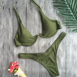 New bandage beach strapless swimwear bikinis 2018 women swimsuit sexy bikini brazilian set biquini bathing suits 485