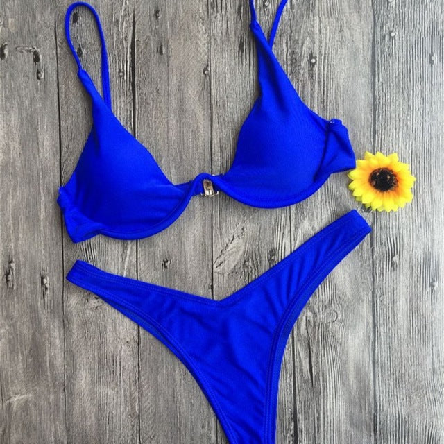 New bandage beach strapless swimwear bikinis 2018 women swimsuit sexy bikini brazilian set biquini bathing suits 485