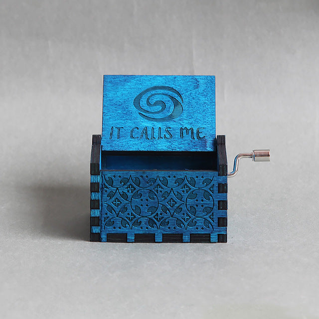 Antique Carved Music Box game of thrones harry potter Star Wars Wooden Hand Crank Theme