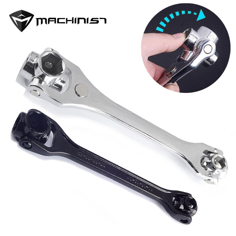 Multifunctional sleeve wrench Multiple interface wrench Universal rotation Car repair necessary Magnetic high quality Handle