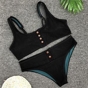Kmnovo White Bikini Sexy Swimsuit Halter Swimwear Women Bathing Suit White Bikini Set Girl Cute Beach Wear Dropshipping Monokini