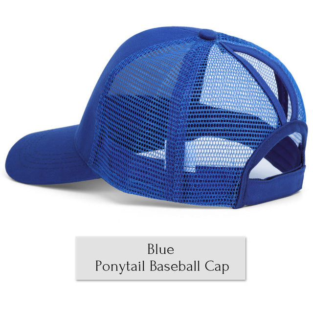 Drop Shipping CC Glitter Ponytail Baseball Cap Women Messy Bun Baseball Cap Girls Snapback Caps Summer Sports Mesh Hats