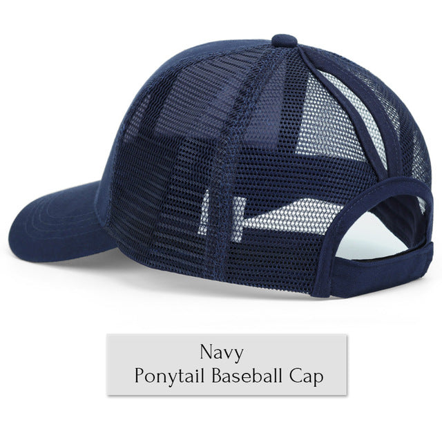 Drop Shipping CC Glitter Ponytail Baseball Cap Women Messy Bun Baseball Cap Girls Snapback Caps Summer Sports Mesh Hats