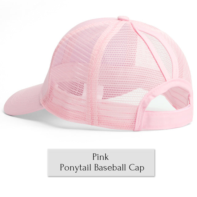 Drop Shipping CC Glitter Ponytail Baseball Cap Women Messy Bun Baseball Cap Girls Snapback Caps Summer Sports Mesh Hats