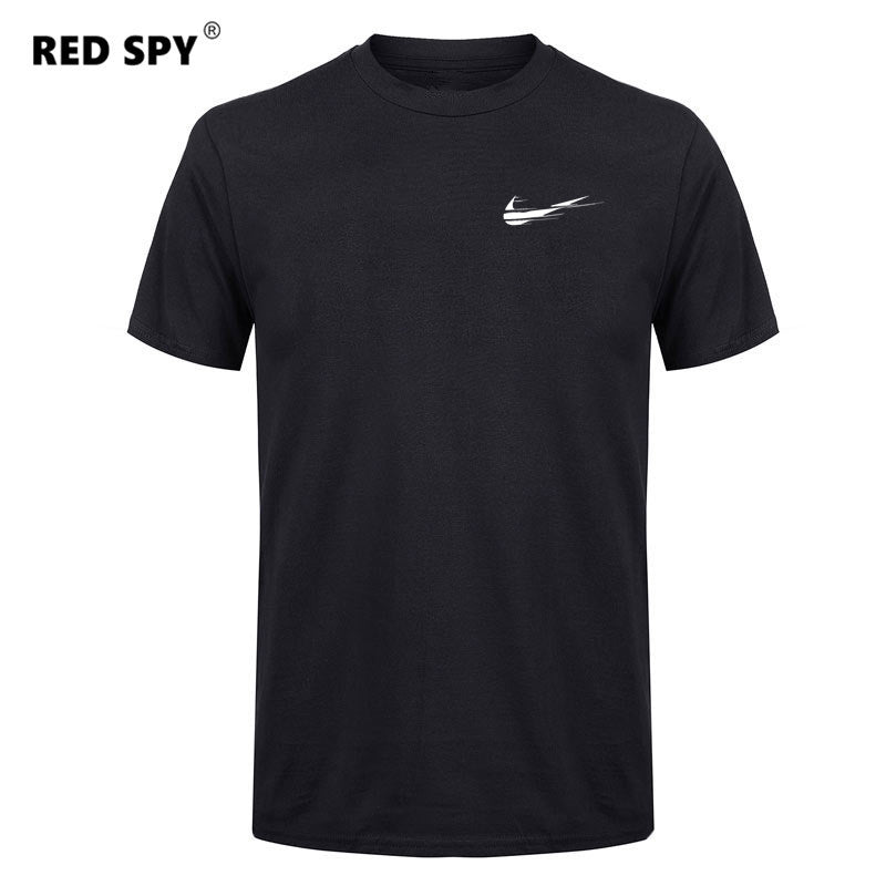 Mens T-shirt Short Sleeve 2018 Summer Funny T Shirts Fashion brand Logo Print Red T shirt Men Tops Tees 16 Colors Men's T-shirt