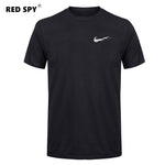 Mens T-shirt Short Sleeve 2018 Summer Funny T Shirts Fashion brand Logo Print Red T shirt Men Tops Tees 16 Colors Men's T-shirt